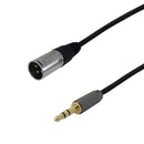 Premium Phantom Cables XLR Male To 3.5mm Male Balanced Audio Cable FT4