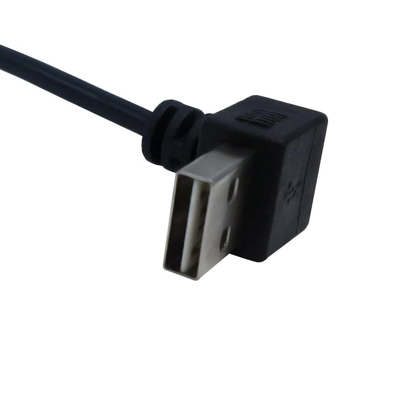 USB 2.0 Up/Down Angle Male to A Straight Female Cable