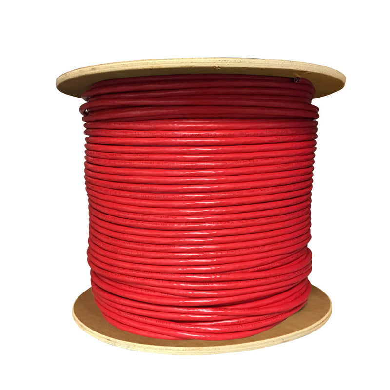 1000ft 4 Pair CAT6 Stranded 24AWG UTP FT4/CMR Bulk Cable